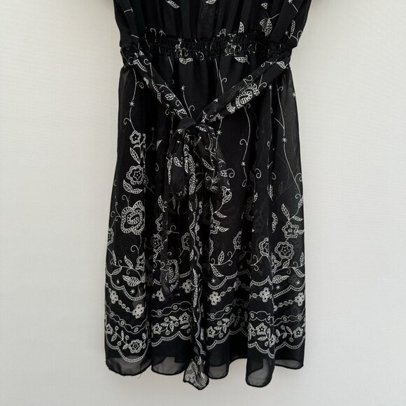 babydoll top y2k Off-shoulder Sheer Romantic Whimsigoth Large - Picture 10 of 15